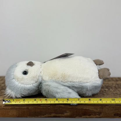 Jellycat Bashful Owl Chick - Birch Grey Colouring Owl Soft Toy Medium 9" (#2)