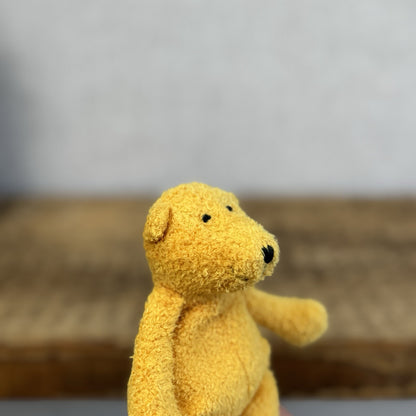Jellycat Baby Bunglie Bear - Tiny Vintage Beanbag Bear Rare, Retired 5"