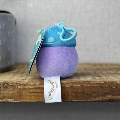 Squishmallow Pyle Clip - Mushroom Squishmallow Clip Keyring Collectible New Tags