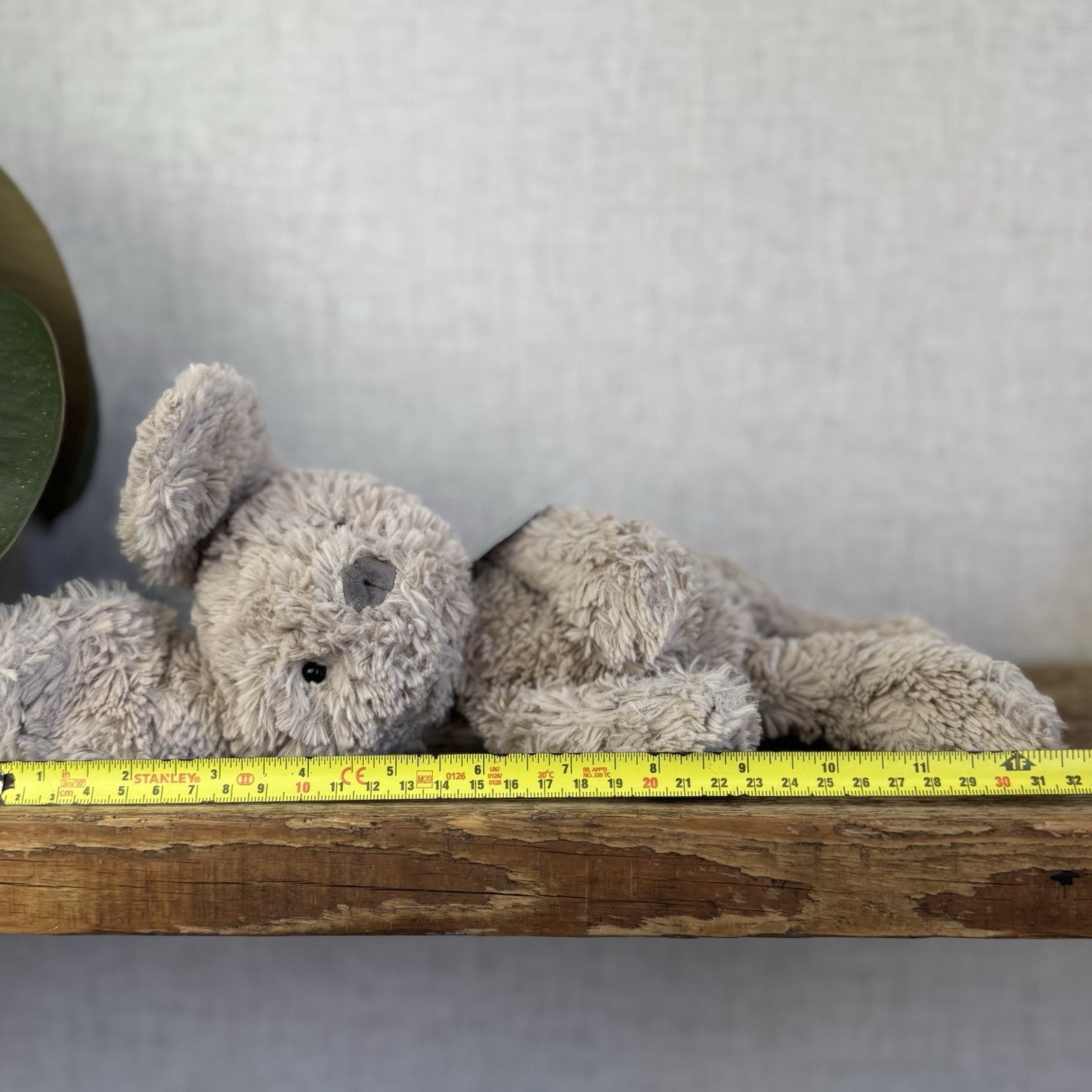 Jellycat Beige Iggle Squiggle Mumble Bunny Rabbit - Small Textured Beanie 10"