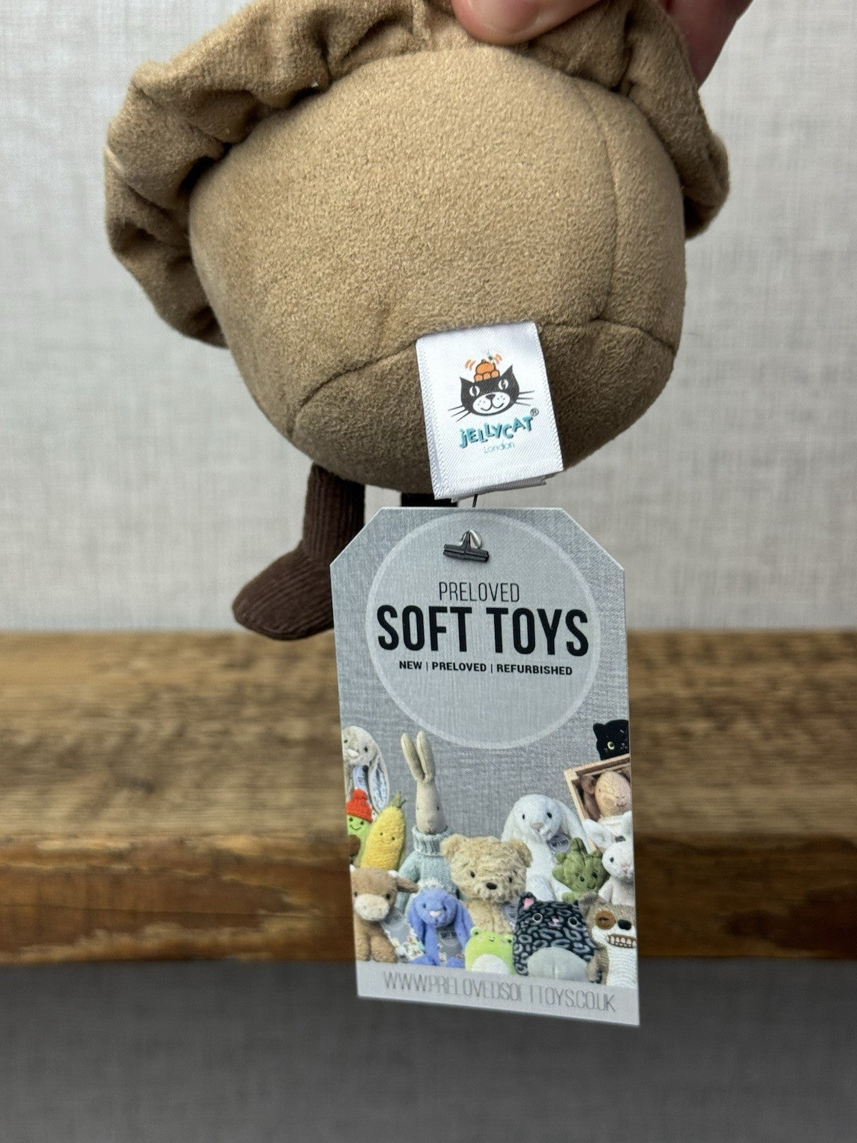 Jellycat Amuseable Mince Pie Soft Toy - Christmas Plush Beanie Small Pie 5"