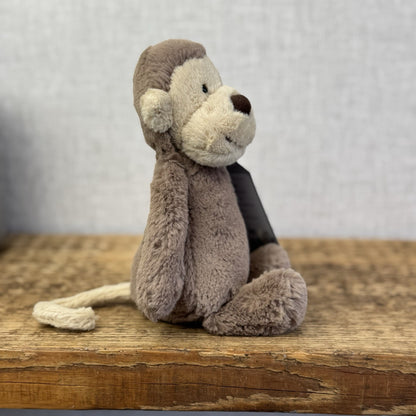 Jellycat Small Bashful Monkey Retired Small Brown Beanie Monkey Retired 8" (#2)