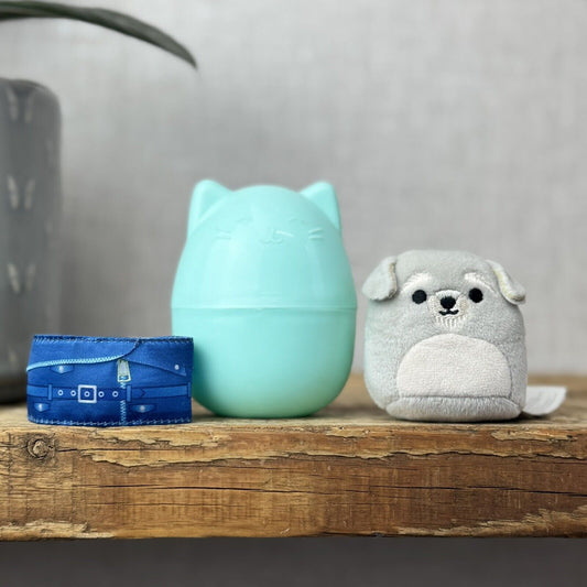 Squishmallow Squishville - Shaun The Snauzher - With Capsule & Accessory 2” Tiny