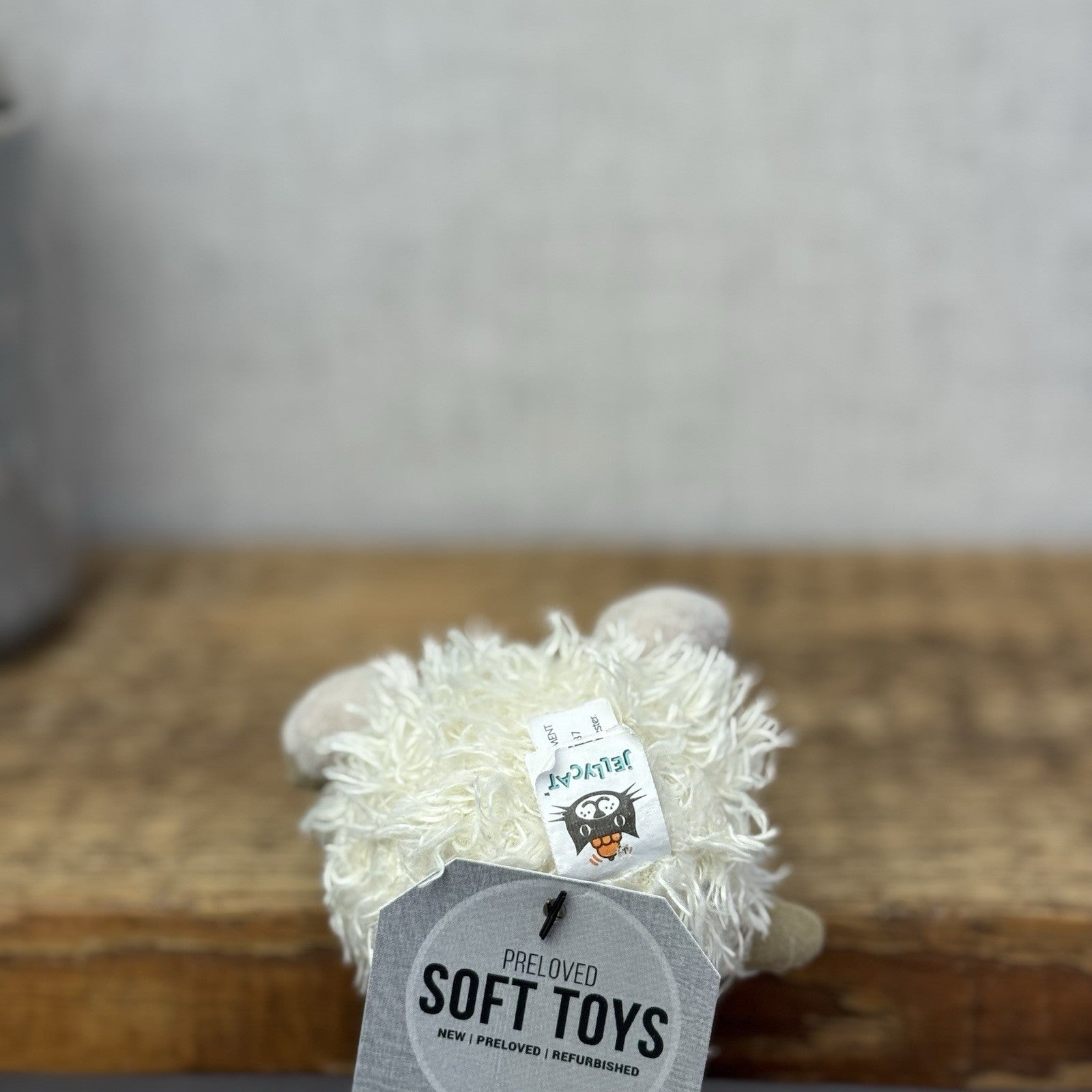 Jellycat Baby Pudding Lamb Sheep - Small Fluffy Lamb Soft Toy Plush Beanie 3"