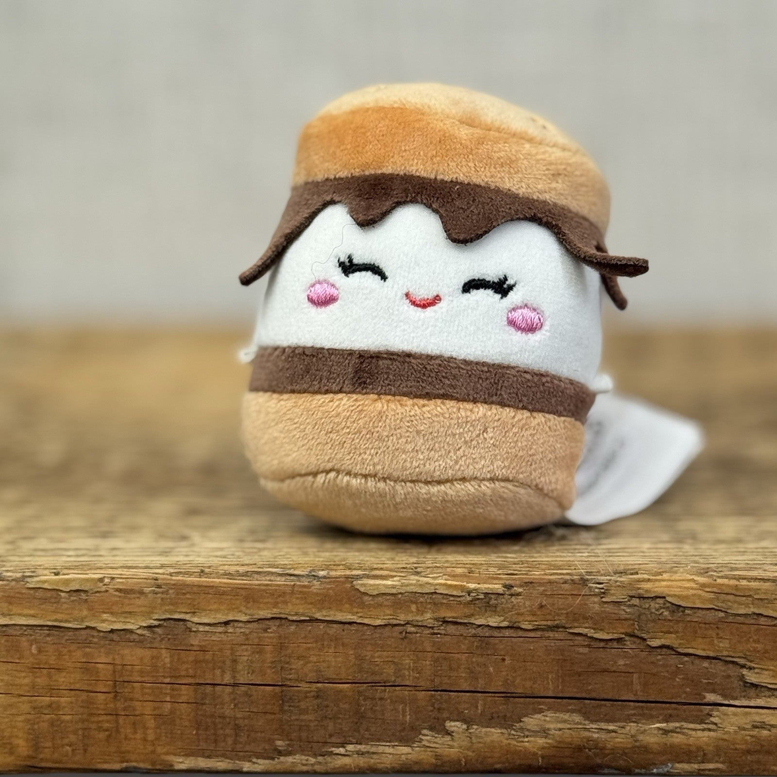 Squishmallow Micromallow - Carmelita The S'more NWOT (Multi Buy Discount)