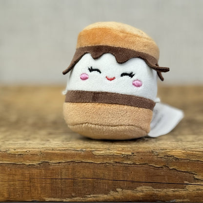 Squishmallow Micromallow - Carmelita The S'more NWOT (Multi Buy Discount)