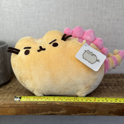 Gund Pusheen Cat - Pusheenosaurus Strawberry Banana Orange/Yellow/Pink 10"