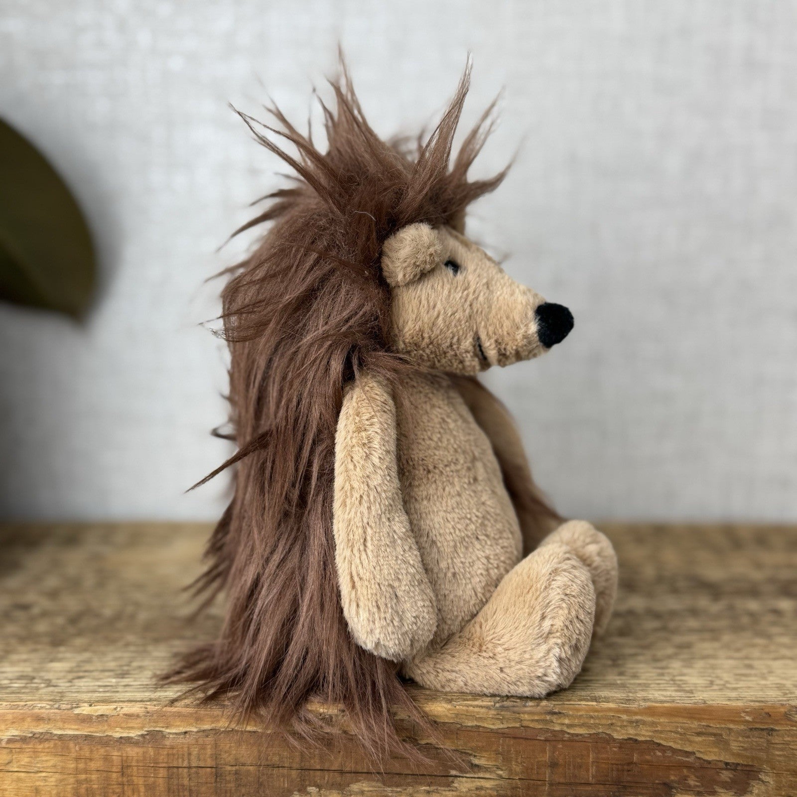 Jellycat Small Spike Hedeghog - Light Brown Beanie Hedgehog Plush New With Tag