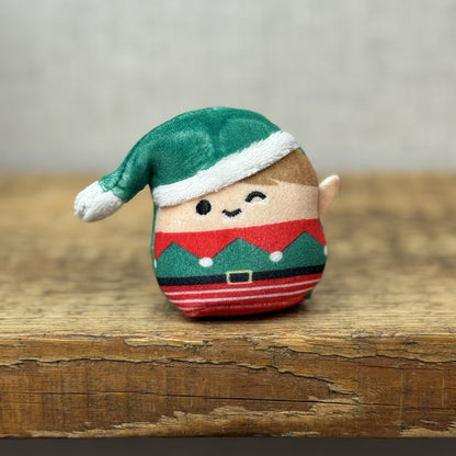Squishmallow Squishville - Jangle Christmas Elf - Mini Elf Squishmallow Plush