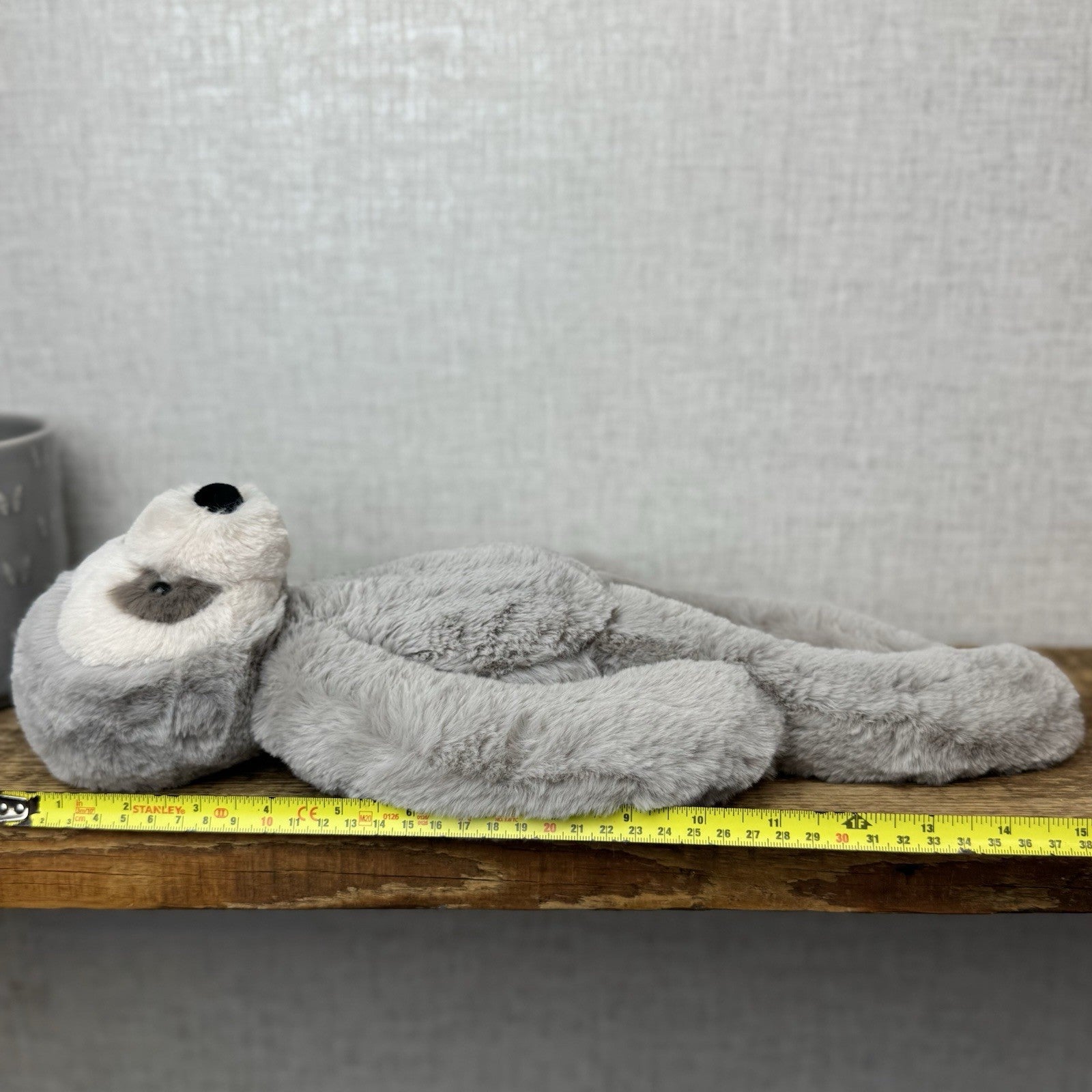 Jellycat Medium Bailey Sloth - Grey Sloth Plush Teddy Collectible 14” New Tags