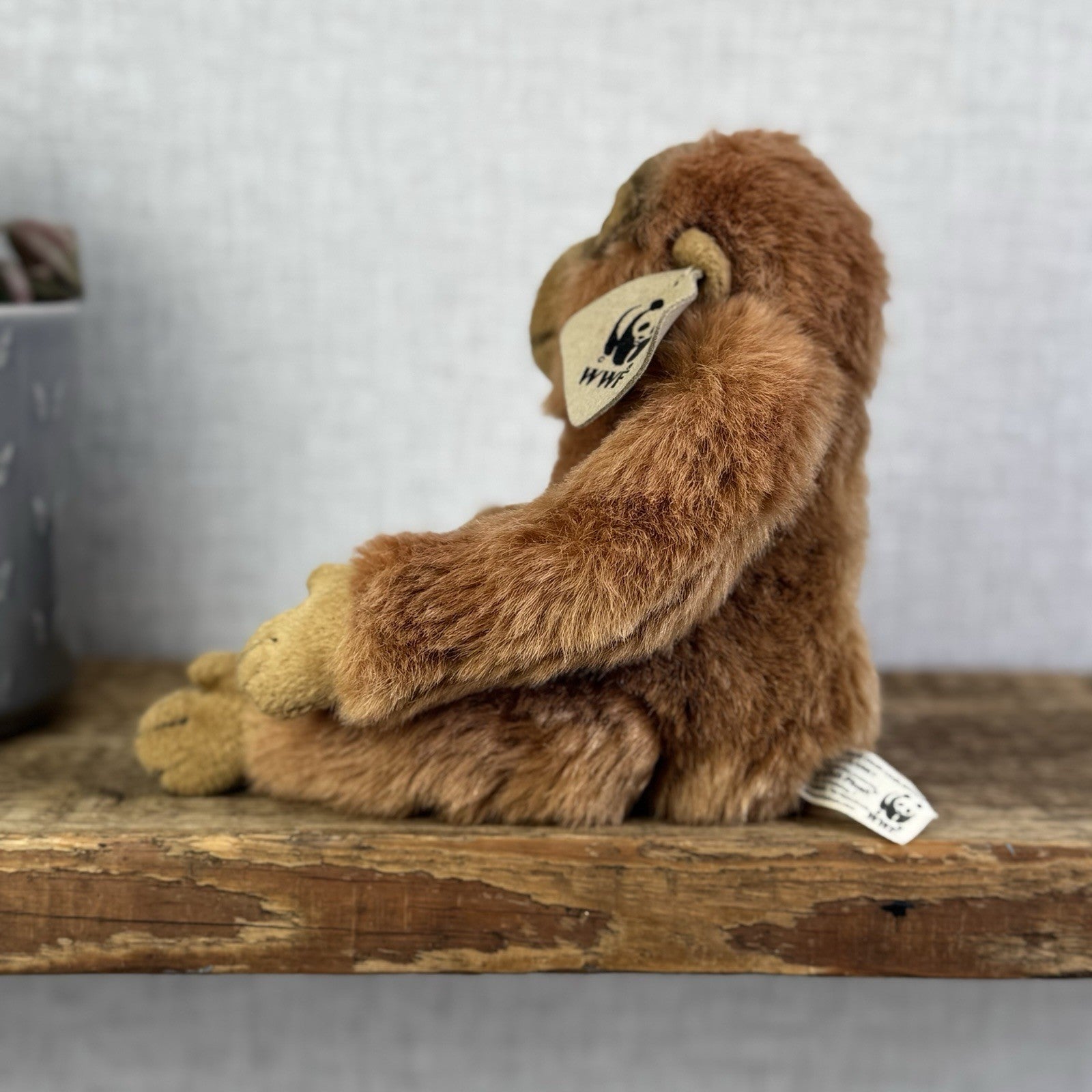 WWF Anna Club Plush - Orangutan Endangered Species Soft Toy Monkey Medium 10"