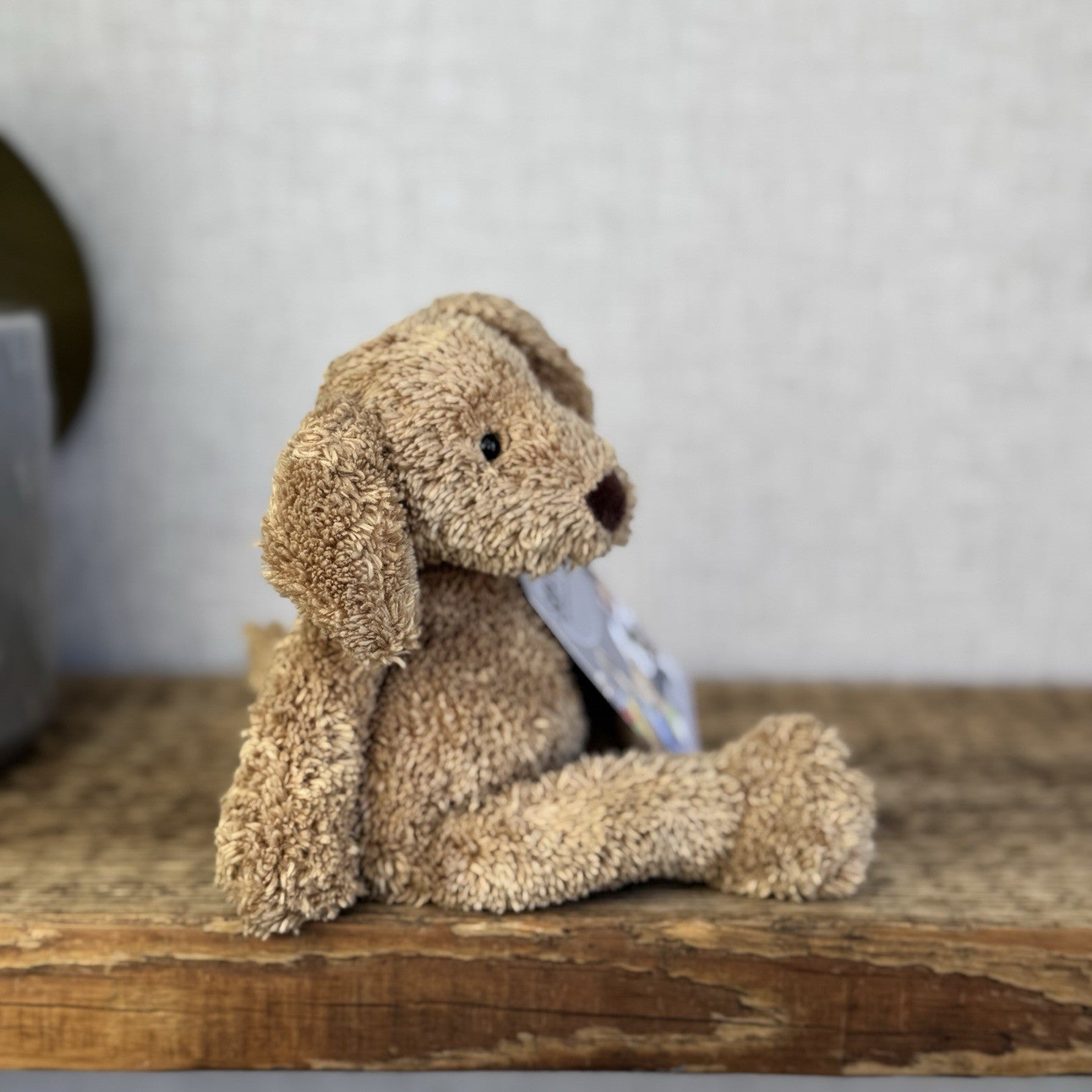 Jellycat Lil Slackajack Pup - Baby Slackajack Puppy Dog Tiny Brown Mini Dog 8”