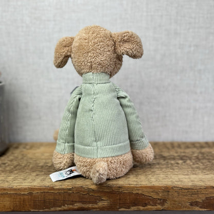 Jellycat Jumble Puppy - Dog Soft ToyPlush In Blue Jumper Retired Rare Beanie 12”