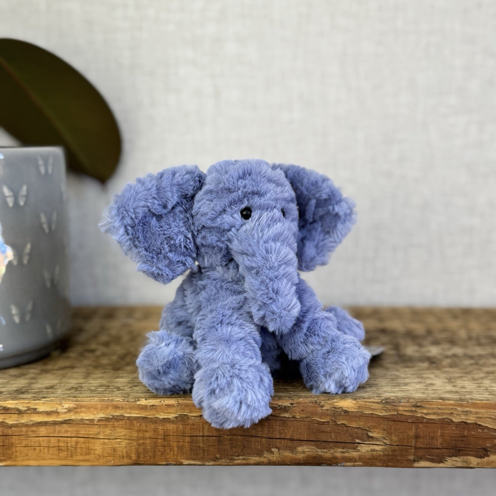 Jellycat Baby Fuddlewuddle Elephant - Fuddlewuddle Tiny Blue Elephant 4”