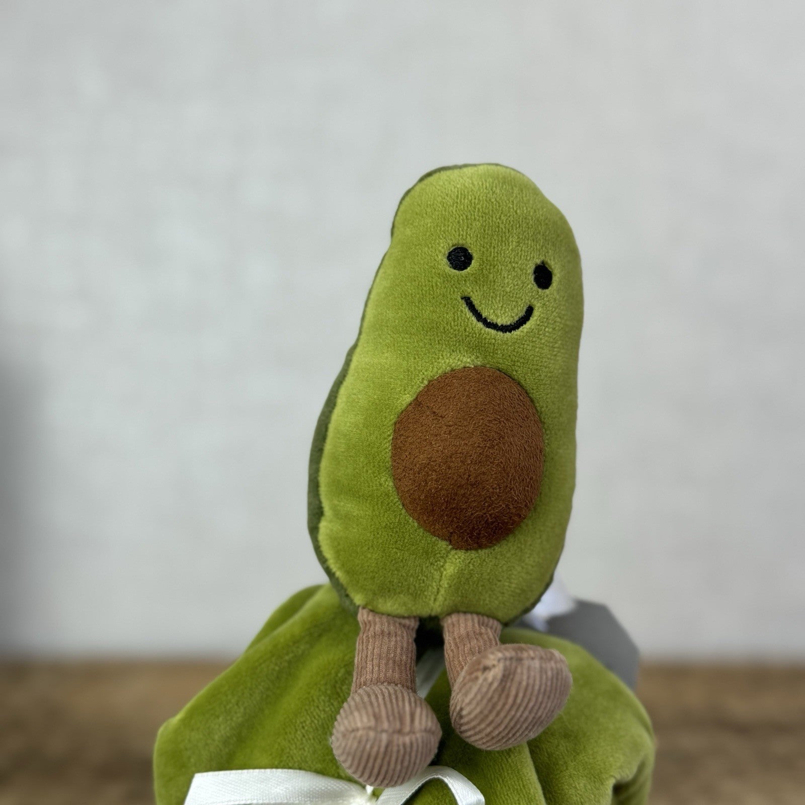 Jellycat Amuseable Avocado Soother Comforter Soft Plush Velour Green Rare