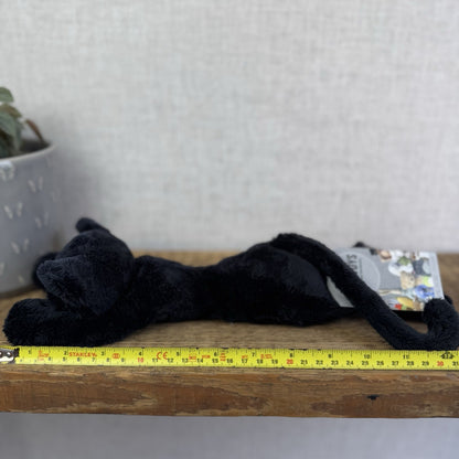 Manhattan Toy Lanky Cats Ziggy - Black Floppy Kitten Soft Toy Without Tag 13”