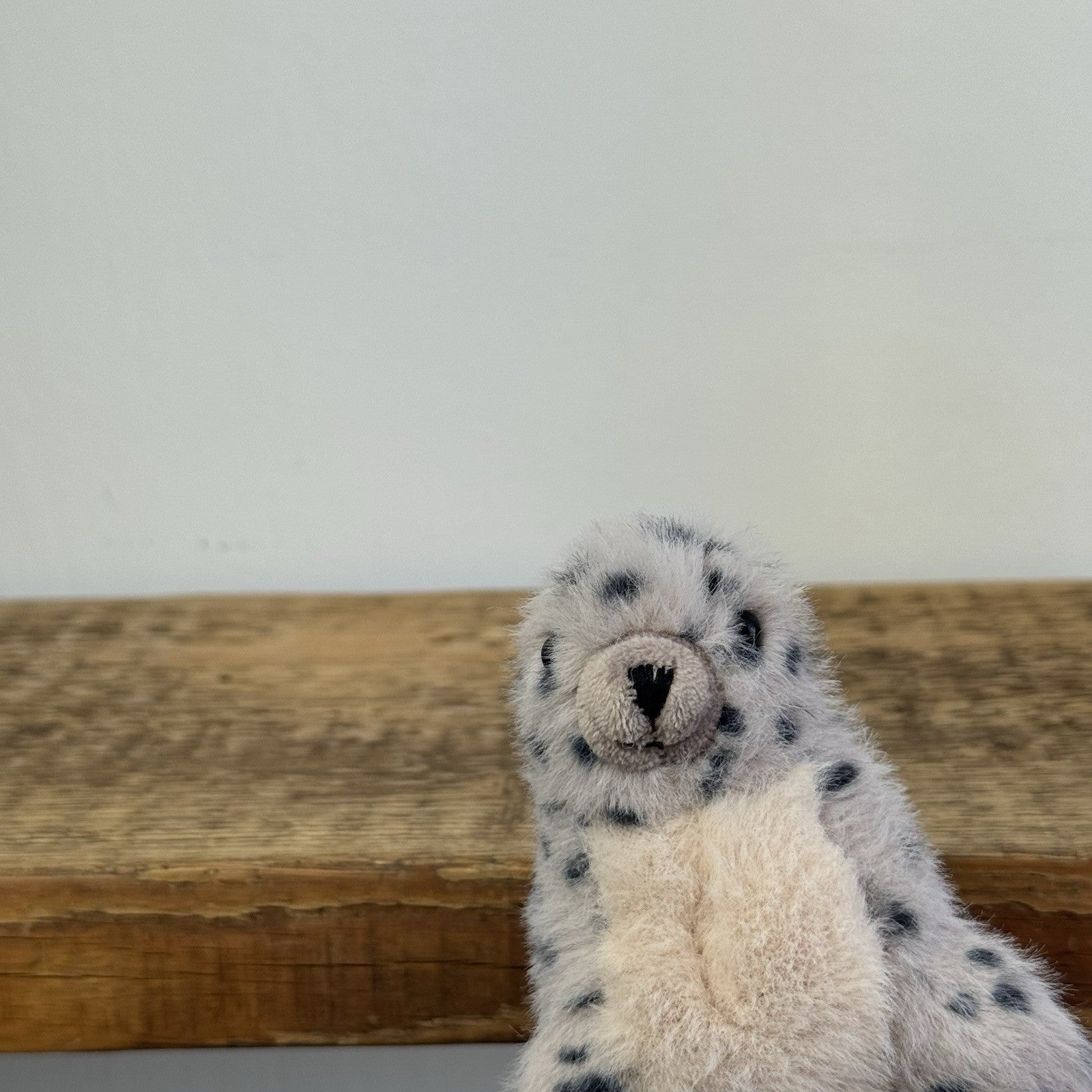 Jellycat Nauticool Spotty Seal - Tiny Fluffy Grey Seal Soft Beanie Pocket Size