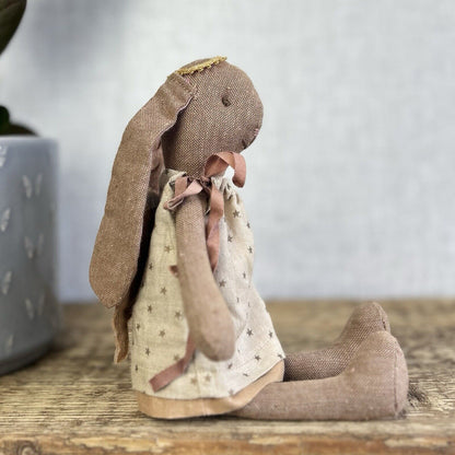 Maileg Mini Bunny Angel Gabriella - Retired 2013 - Brown Angel Bunny