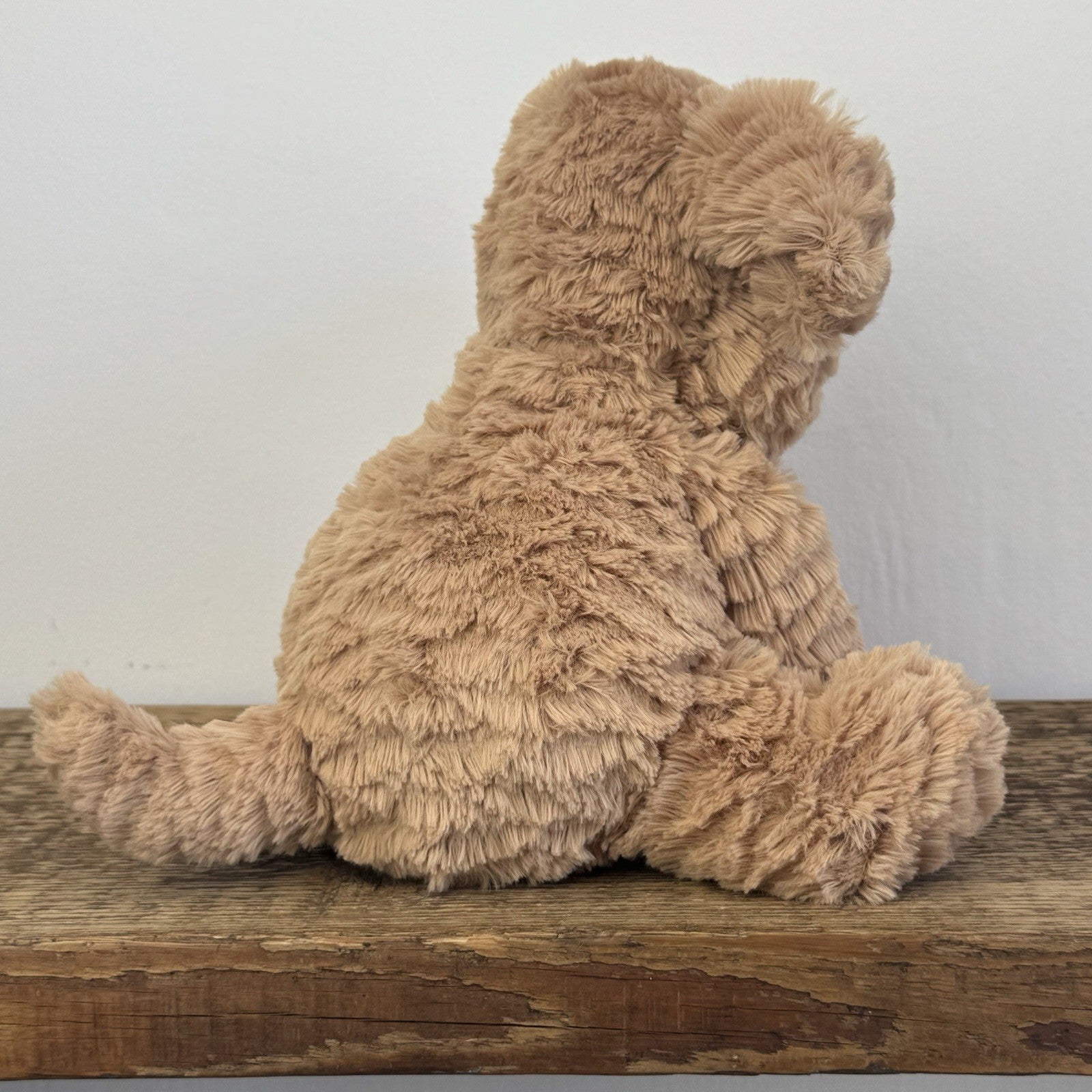 Jellycat Fuddlewuddle Puppy Medium - Light Brown Beige Dog (First Edition) 8"