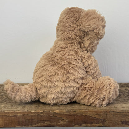 Jellycat Fuddlewuddle Puppy Medium - Light Brown Beige Dog (First Edition) 8"