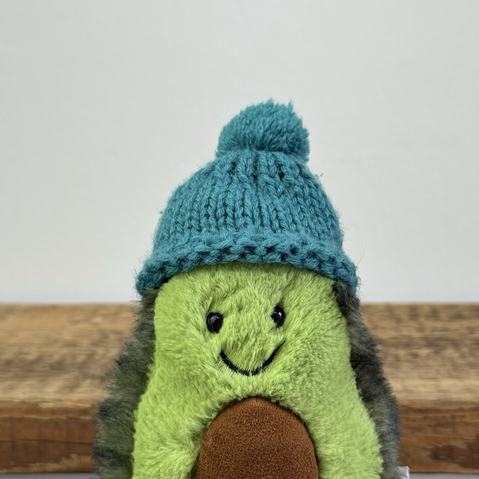Jellycat Amuseable Cozi Avocado With Hat Plush Soft Toy - Teal Cozi Avacado NWOT