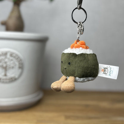 Jellycat Mini Maki Keyring - Custom made Keyring Jellycat Sushi