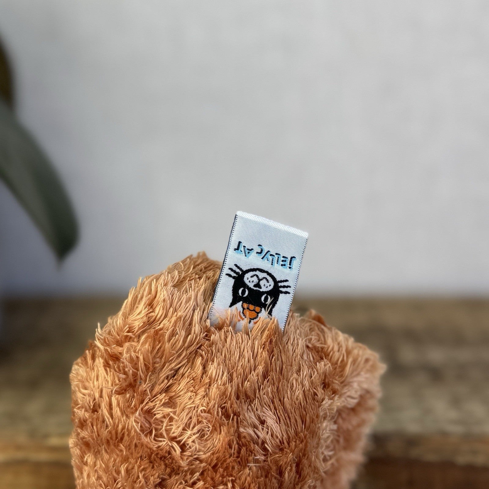 Jellycat Doolally Monkey Chimp Vintage Fluffy Orange Monkey Beanie Plush