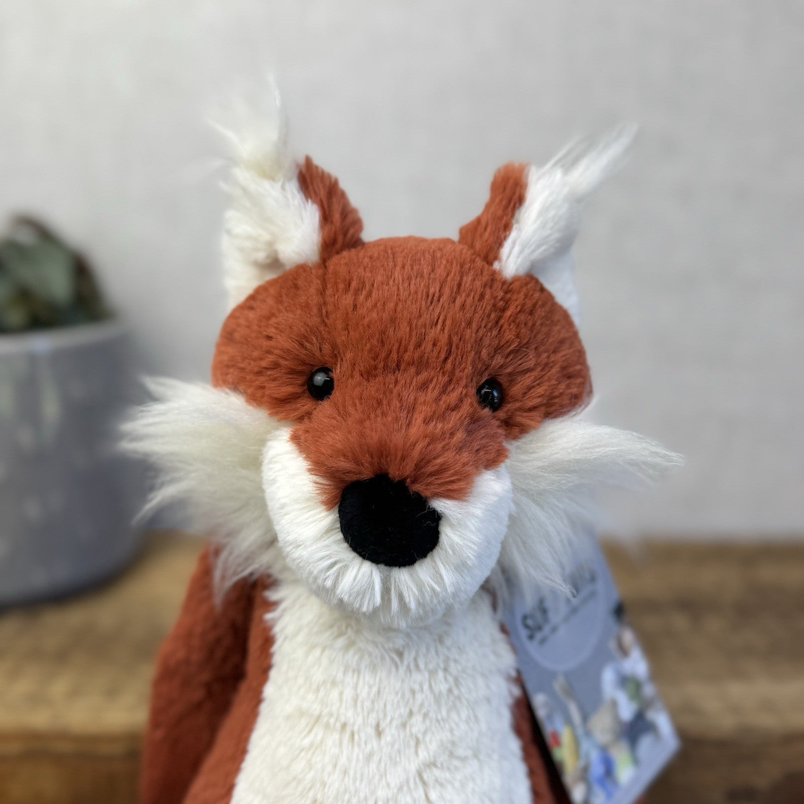 Jellycat Medium Bashful Red Fox - First Edition Fox Beanie Plush Retired 12”