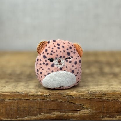 Squishmallow Squishville - Nya Pink Leopard Varsity Squad - Pink Squishville 2"