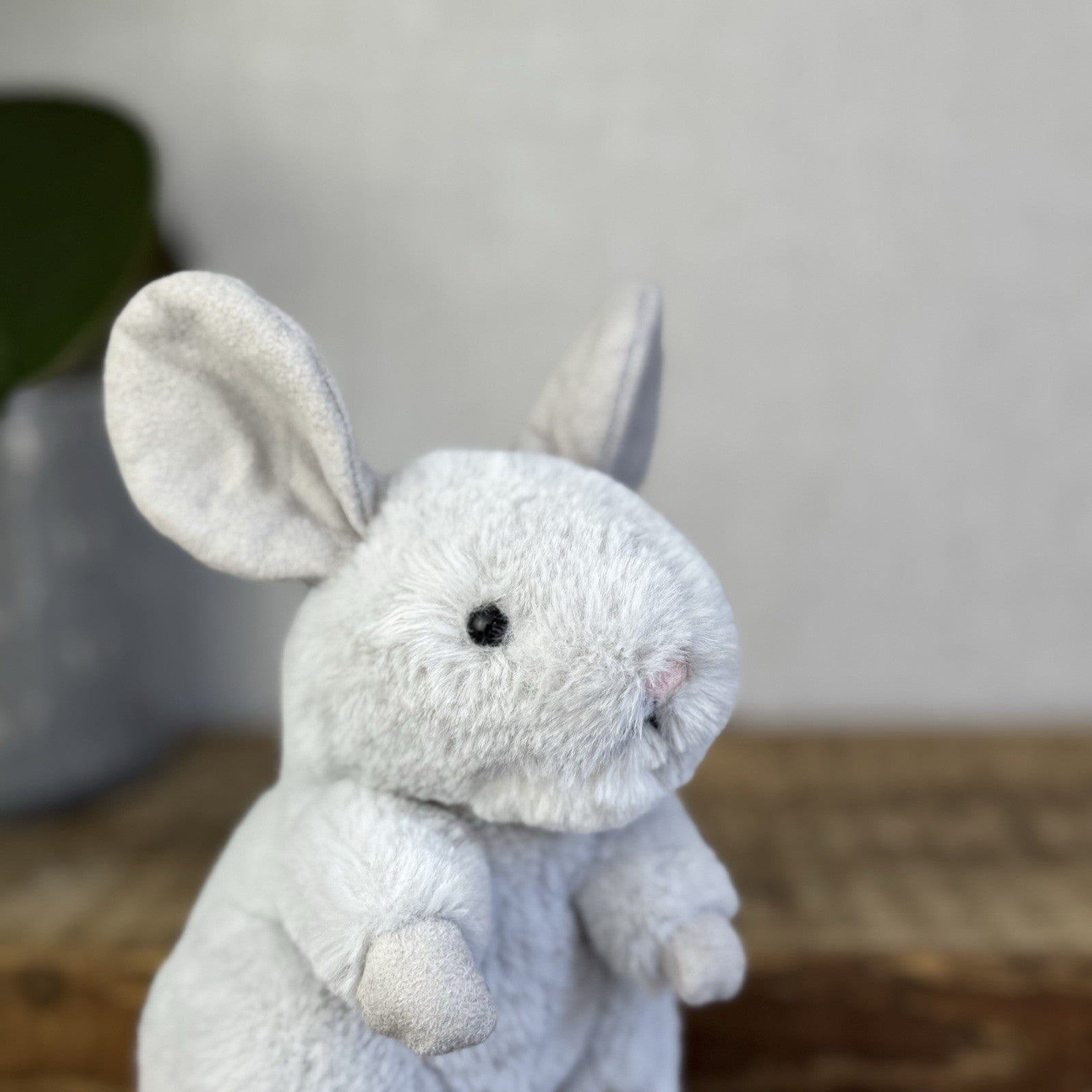 Jellycat Misty Chinchilla - Small Grey/Silver Beanie Chinchilla Pocket Pal 6"