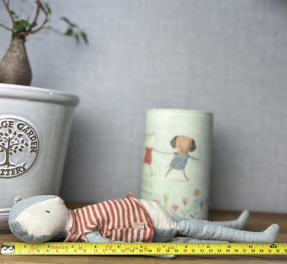 Maileg Best Friends Kitten - Maileg Cat In A Box - Boxed Linen Scandi Soft Gift 