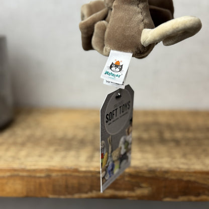 Jellycat My First Monkey Soother - Monkey Comforter Toy (no Box) Brown Velour 8”