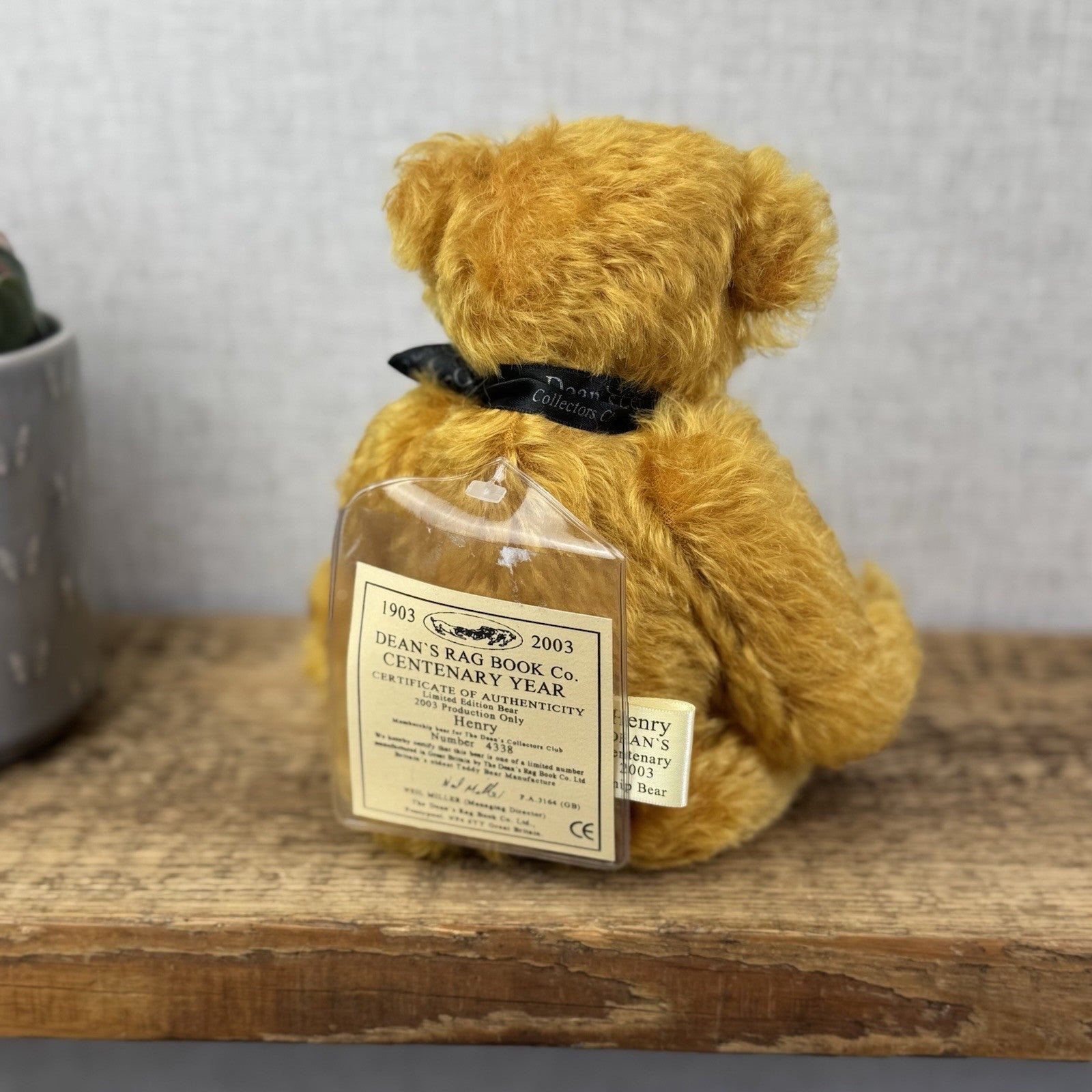 Deans Rag Book Bear - Centenary Bear With Tags & Medal Jointed Collectible Bear