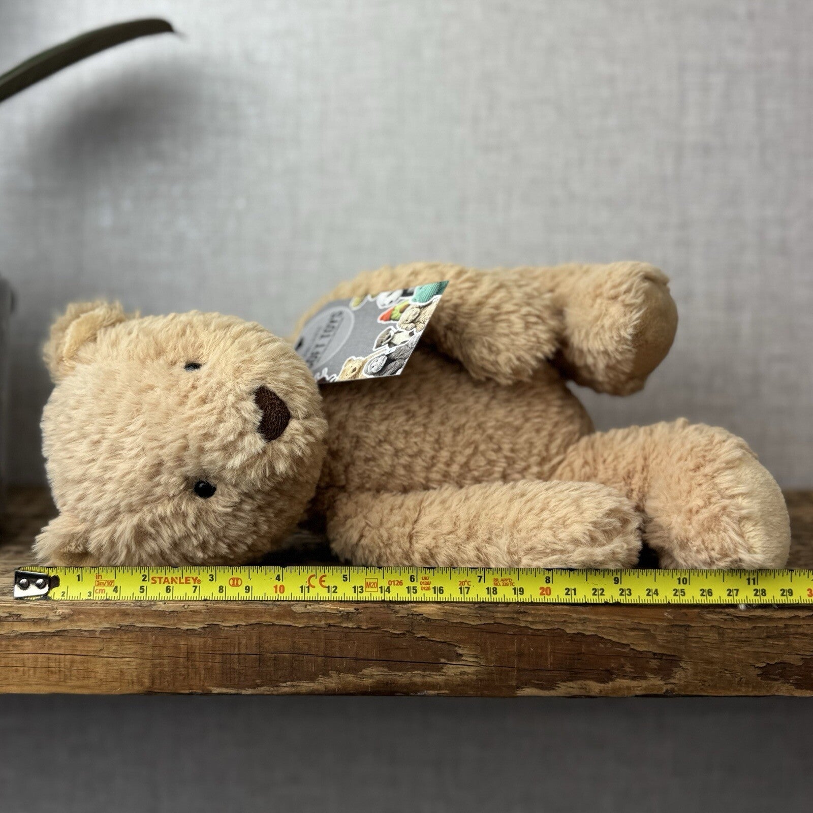 Jellycat Bumble Brown Bear - Medium Retired Bear - Little Jellycat Bear 12” NWOT