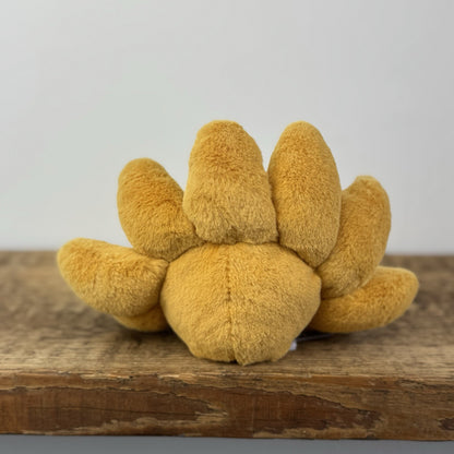 Jellycat Small Fluery Sunflower - Sunflower Beanie Soft Toy Floral Plush 8"