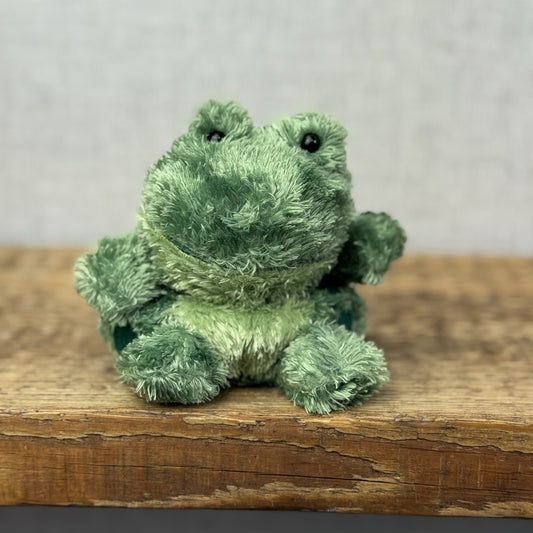 Russ Berrie Luvvies - Grayboff Frog - Pudding Frog Soft Toy Tiny 4”