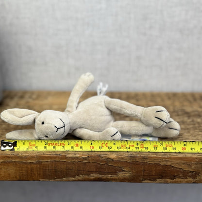 Jellycat Tiny Baby Slackajack Bunny - Tiny Beige Vintage Mini Plush 7”