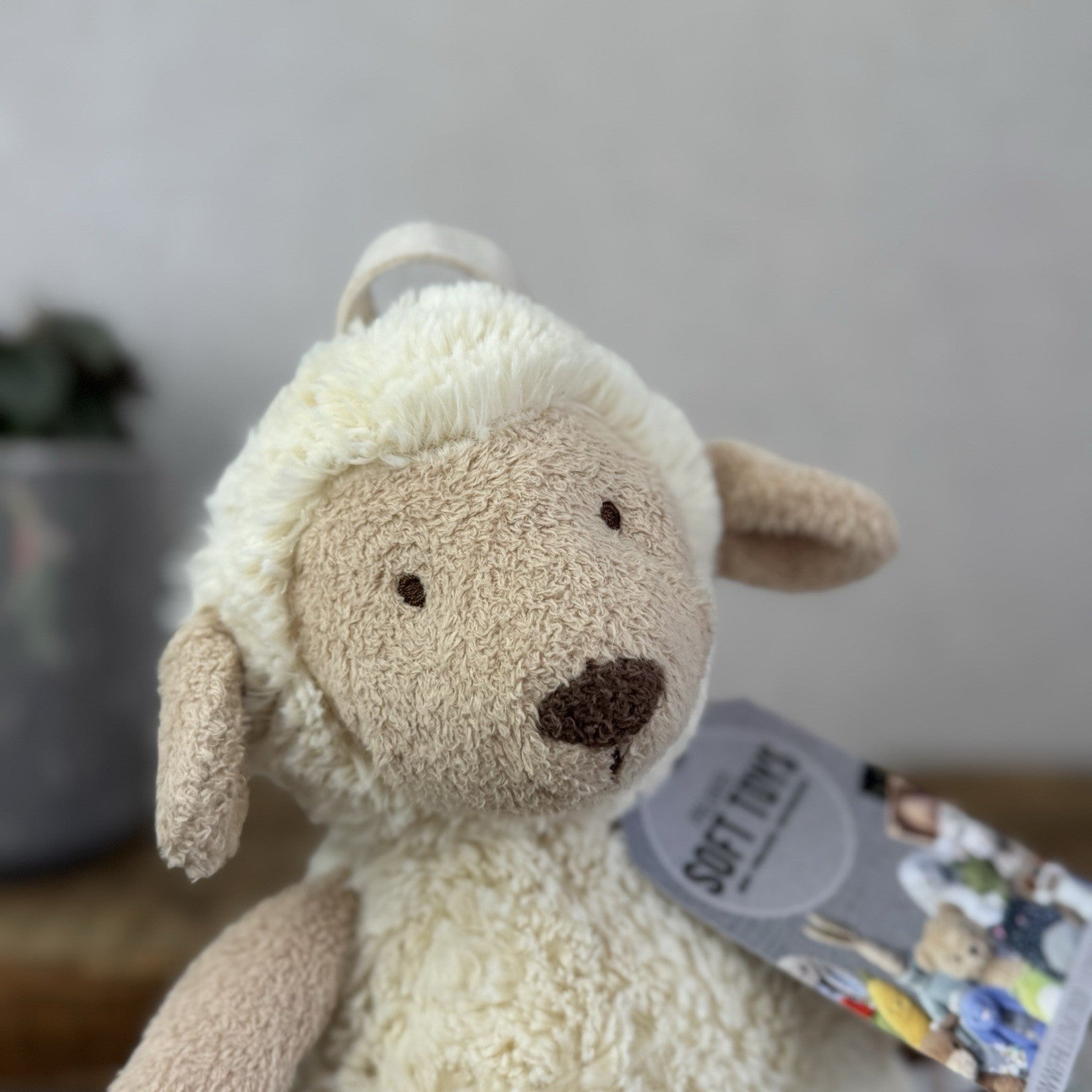 Jellycat Lollie Lamb Musical Pull - Collectible Baby Plush Lullaby Toy Rare 10"