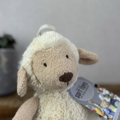 Jellycat Lollie Lamb Musical Pull - Collectible Baby Plush Lullaby Toy Rare 10"