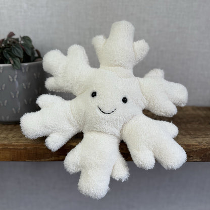 Jellycat Large Amuseable Snowflake - Christmas Beanie Plush Soft Toy 12" NWOT