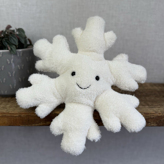Jellycat Large Amuseable Snowflake - Christmas Beanie Plush Soft Toy 12" NWOT