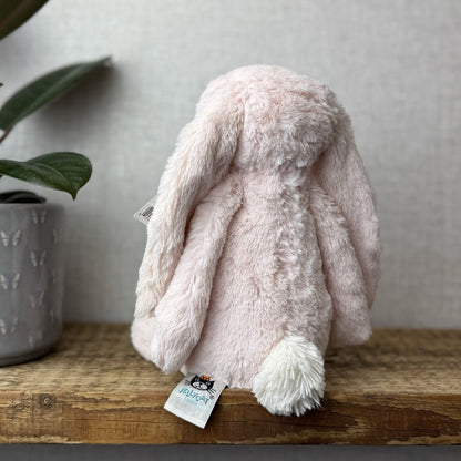 Jellycat Medium Bashful Light Baby Pink Bunny - Baby Pink Bunny Soft Toy 12” NWT