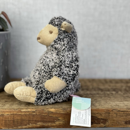 Russ Rolling Meadows - Chester Woolly Sheep Beanie Plush New Tags Grey Sheep 8"