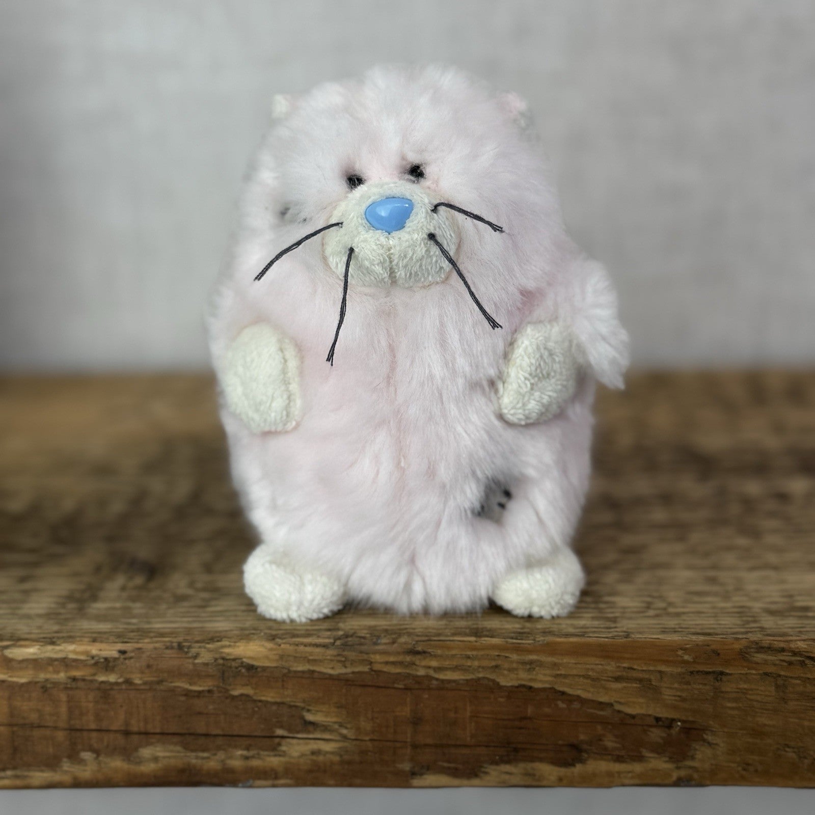 Blue Nose Friends Paws Pink Persian Cat #105 - Mini Pink Fluffy Kitten