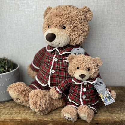 John Lewis Christmas Bed Time Bear - Large & Small (Jellycat Collaboration) Rare