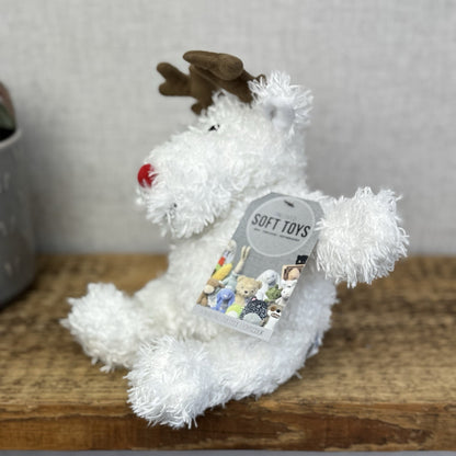 The Little White Company White Beanie Reindeer - Toastie Reindeer (Jellycat)