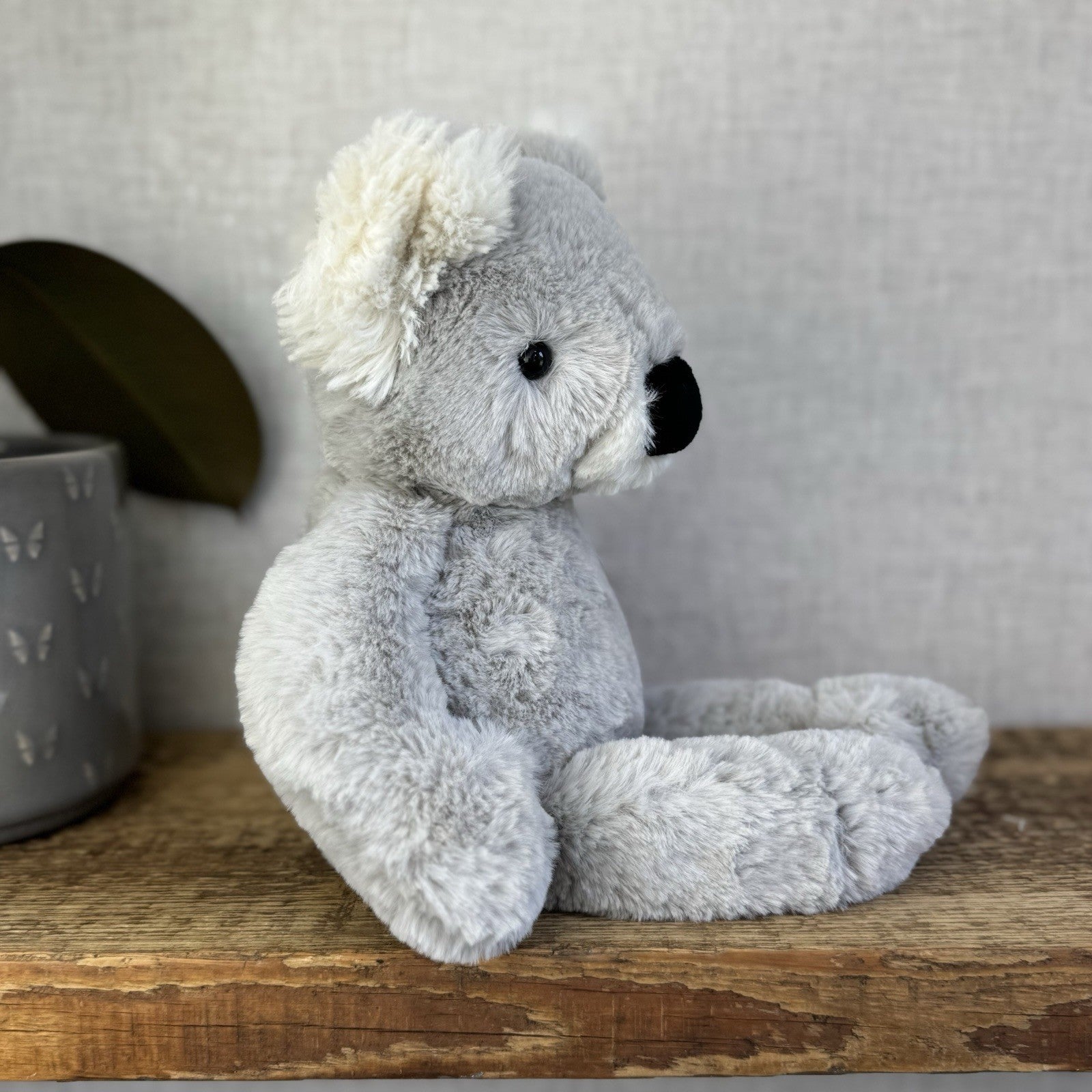 Jellycat Benji Koala Medium - Retired Soft Grey Beanie Koala Snugglet 14"