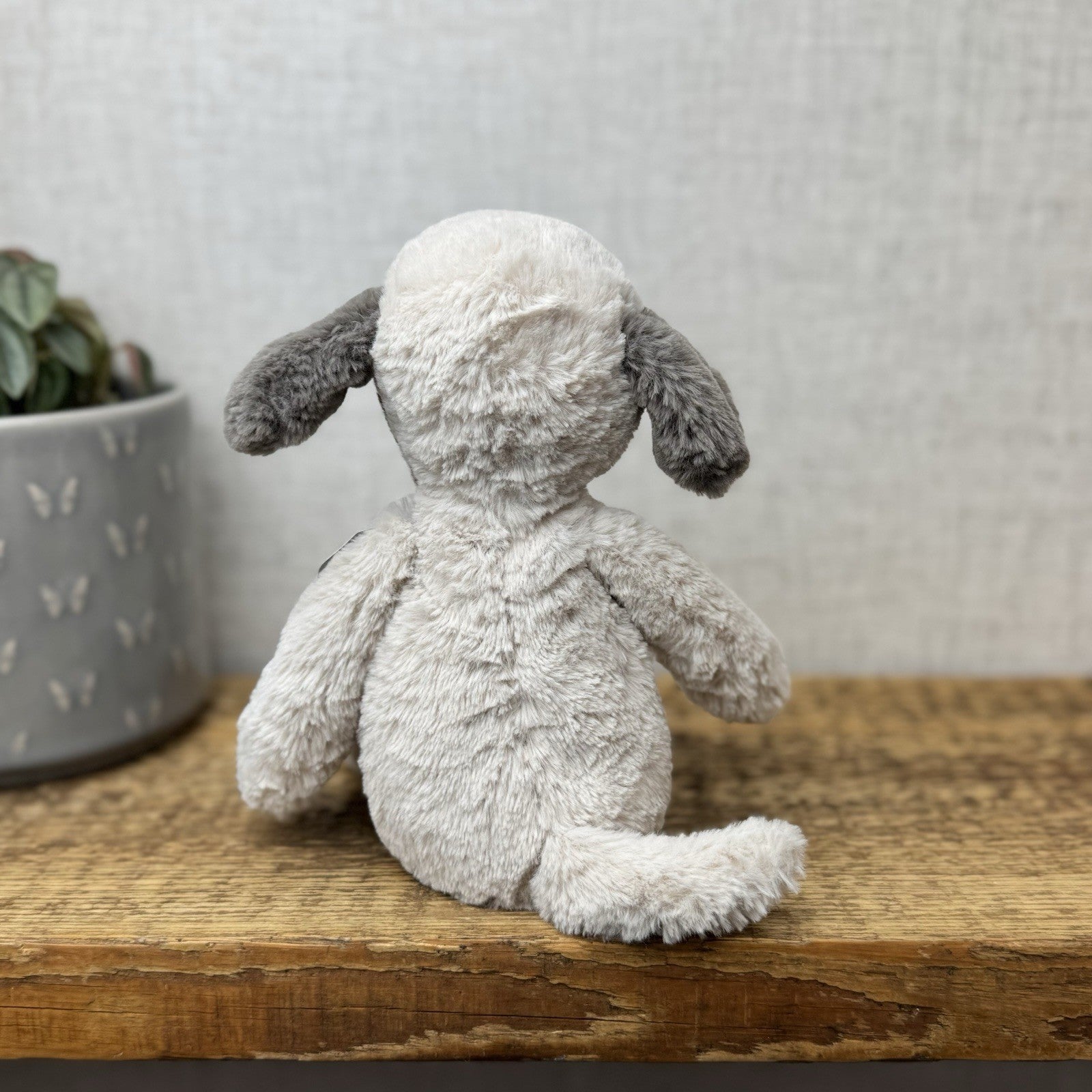 Jellycat Small Snugglet Barnaby Pup - Small Brown/Cream Dog Soft Retired 11"