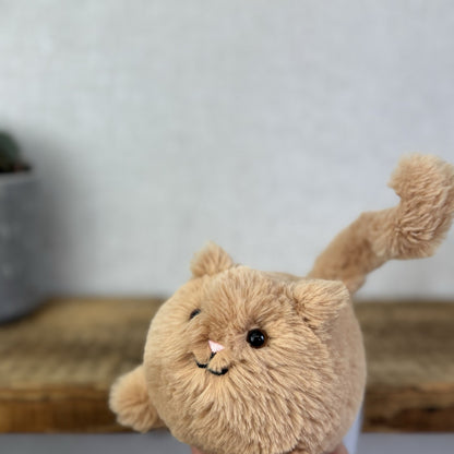 Jellycat Ginger Kitten Caboodle Cat Plush Soft Toy - Small Kitten Orange Toy 5”