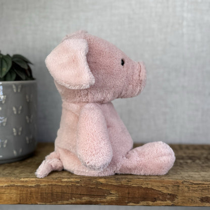 Jellycat Nimbus Pig - Chunky Retired Pink Piglet Soft Toy Plush Rare 9”